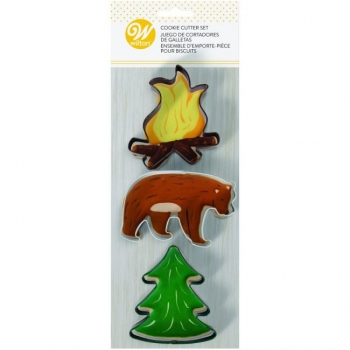 Cookie Cutter Set - Bear, Fire, Tree